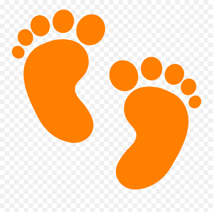 Pink Baby Footprint Png Transparent - Dot,Baby Footprint Png