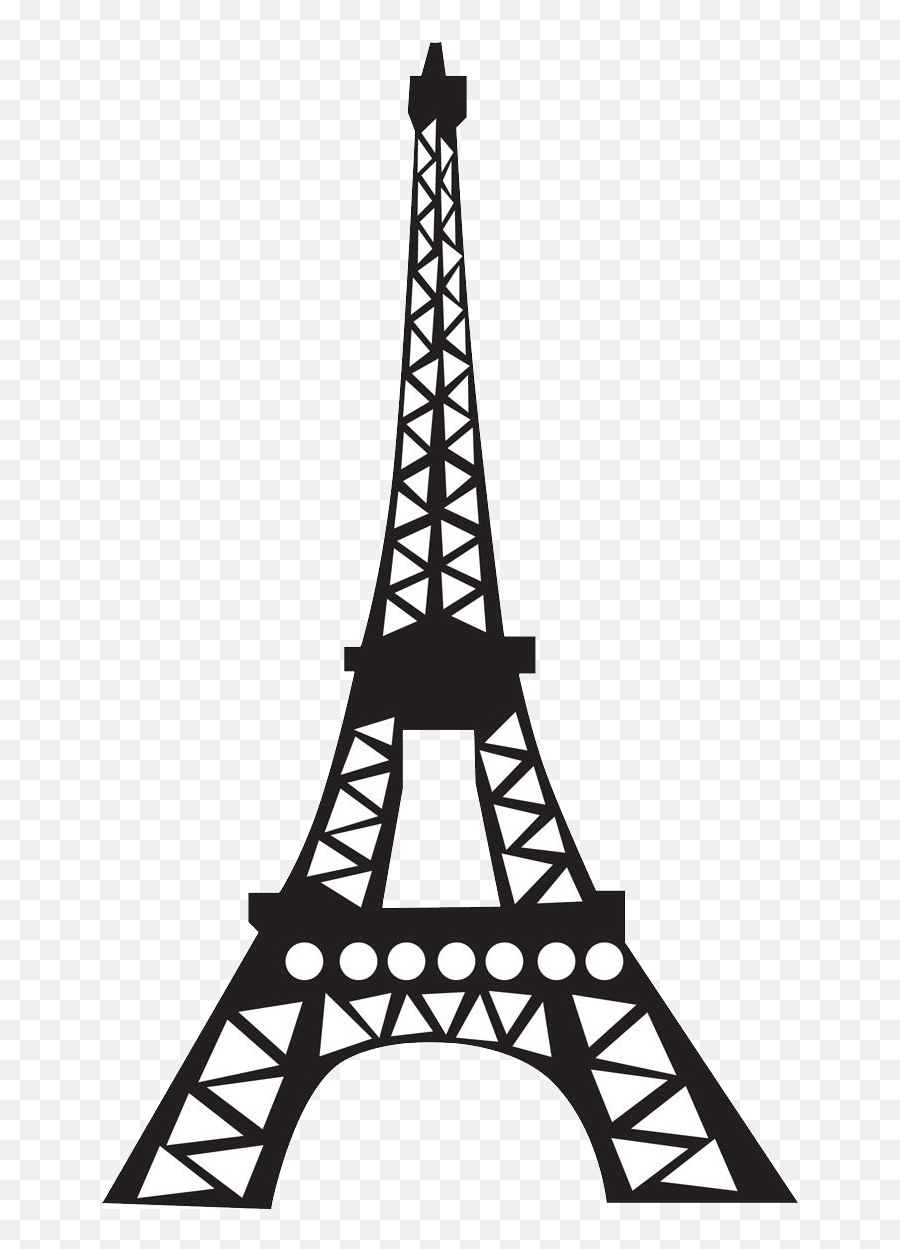 Simple Cartoon Eiffel Tower Clipart - Paris Eiffel Tower Clipart Png,Eiffel  Tower Transparent - free transparent png images 
