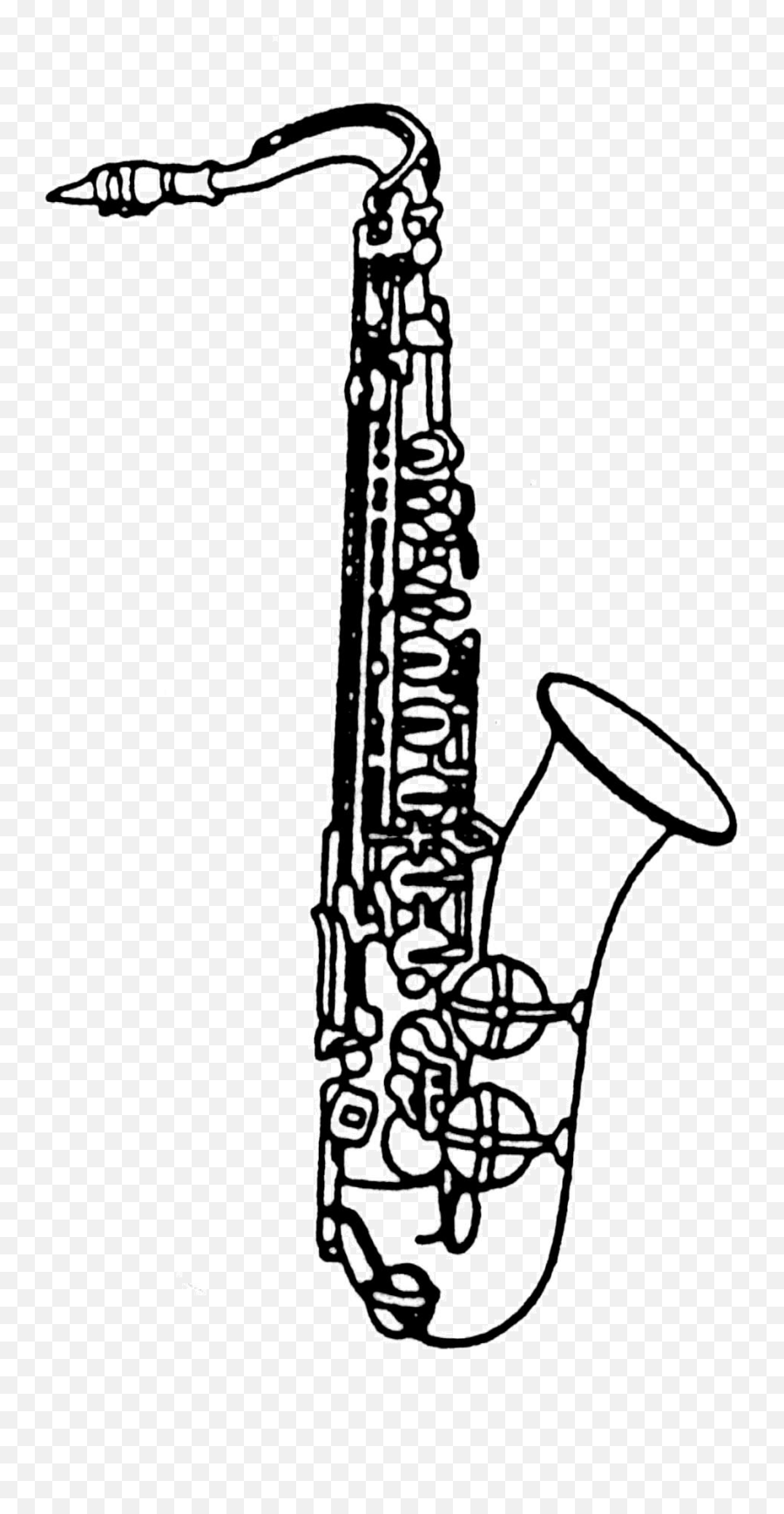 White Saxophone - Alto Saxophone Clip Art Png,Saxophone Transparent Background