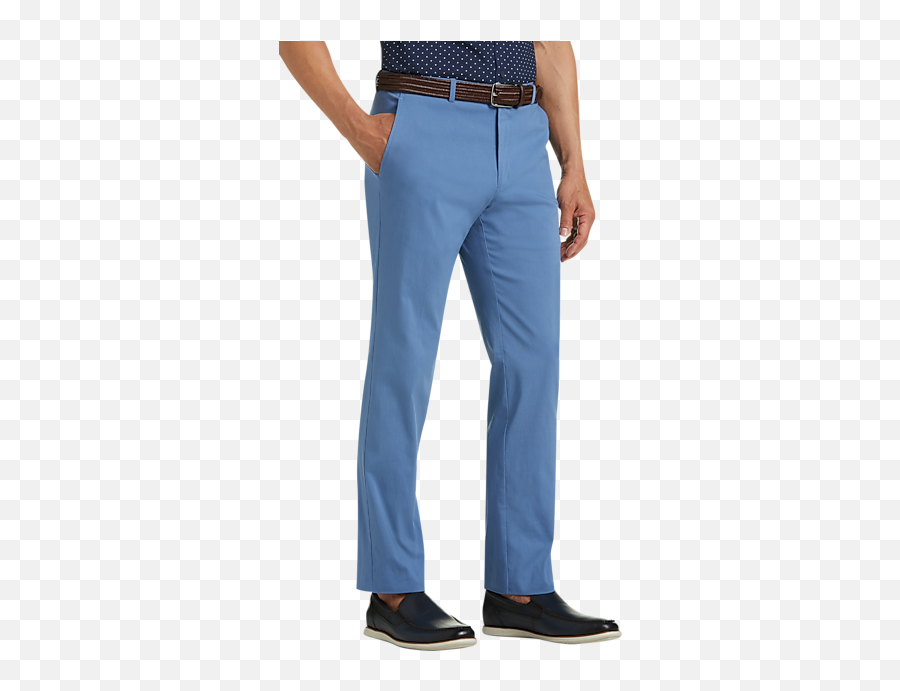 Tommy Hilfiger Blue Modern Fit Casual Pants - Menu0027s Sale Solid Png,Tommy Hilfiger Icon Collection