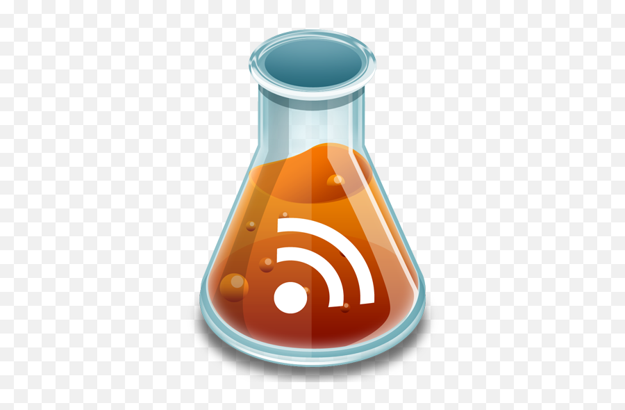 Rss Icon - Social Media Beakers Icons Softiconscom Icon Png,Lab Equipment Icon