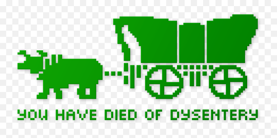 You - Oregon Trail Game Png,You Died Png