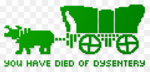 You - Oregon Trail Game Png,You Died Png