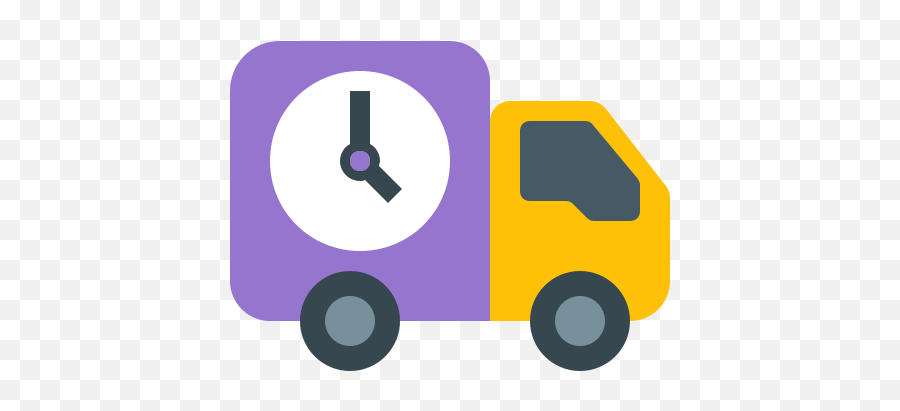 Delivery Icon In Color Style - Value Added Services In Logistics Png,Delivery Icon