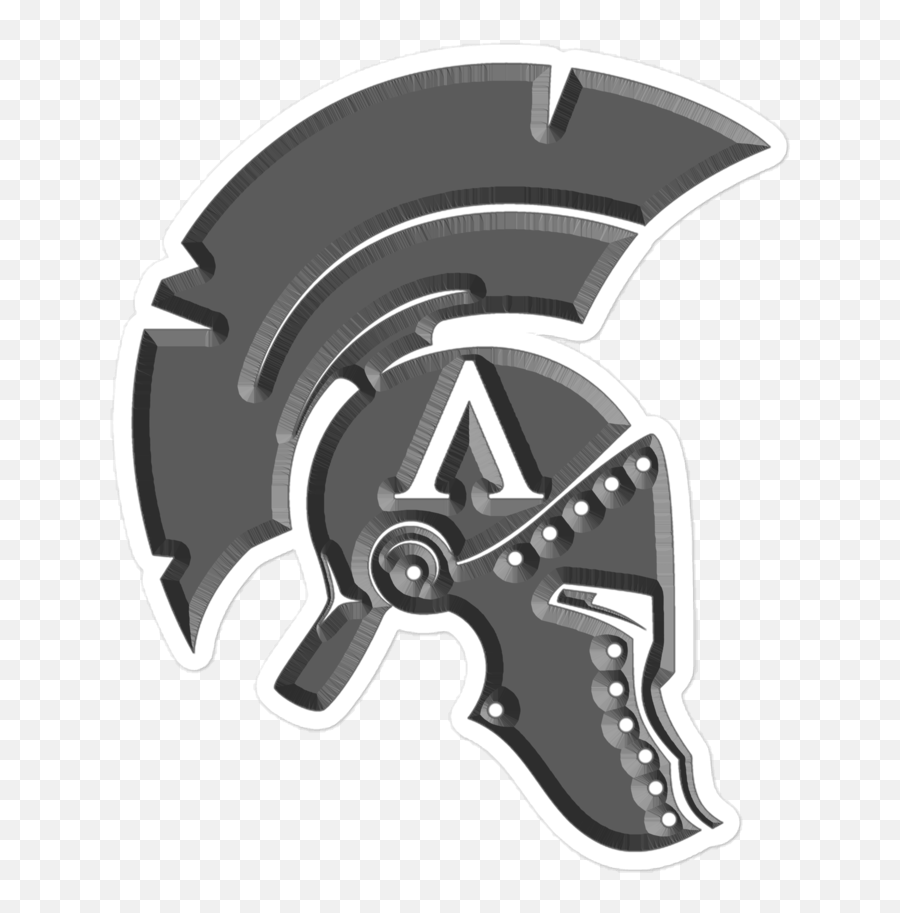 Achilles Icon Vinyl Sticker - Spartan Logo Png,Icon Stickers