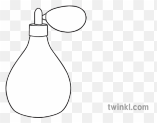 Perfume Bottle 01 Black And White Illustration - Twinkl Perfume Bottle Clipart Black And White Png,Perfume Bottle Png