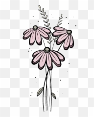 Monarch Butterfly Flower Bible Sticker - On Drawing png