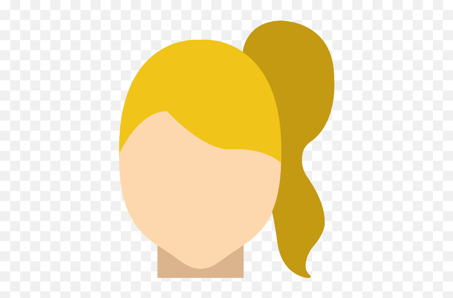 Woman Hair Vector Svg Icon 30 - Png Repo Free Png Icons Hair Design,Blonde Girl Icon