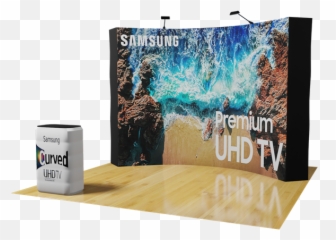 10ft Onefabric Curved Tension Pop Up Pro Kit - Smart Tv De 82 Pulgadas png