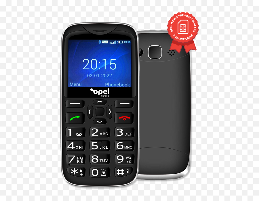 Opel Mobile Phones For Seniors Elderly U0026 Vision - Nokia Png,Reconditioned Alcatel Onetouch® Pop Icon
