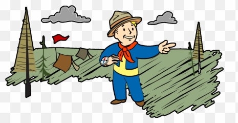 Pioneer Scout Badge Exam Answers Fallout Wiki Fandom - 76 Boy png