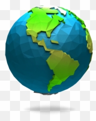 Cartoon Earth Transparent Background - Globe Animated Png,Earth Transparent