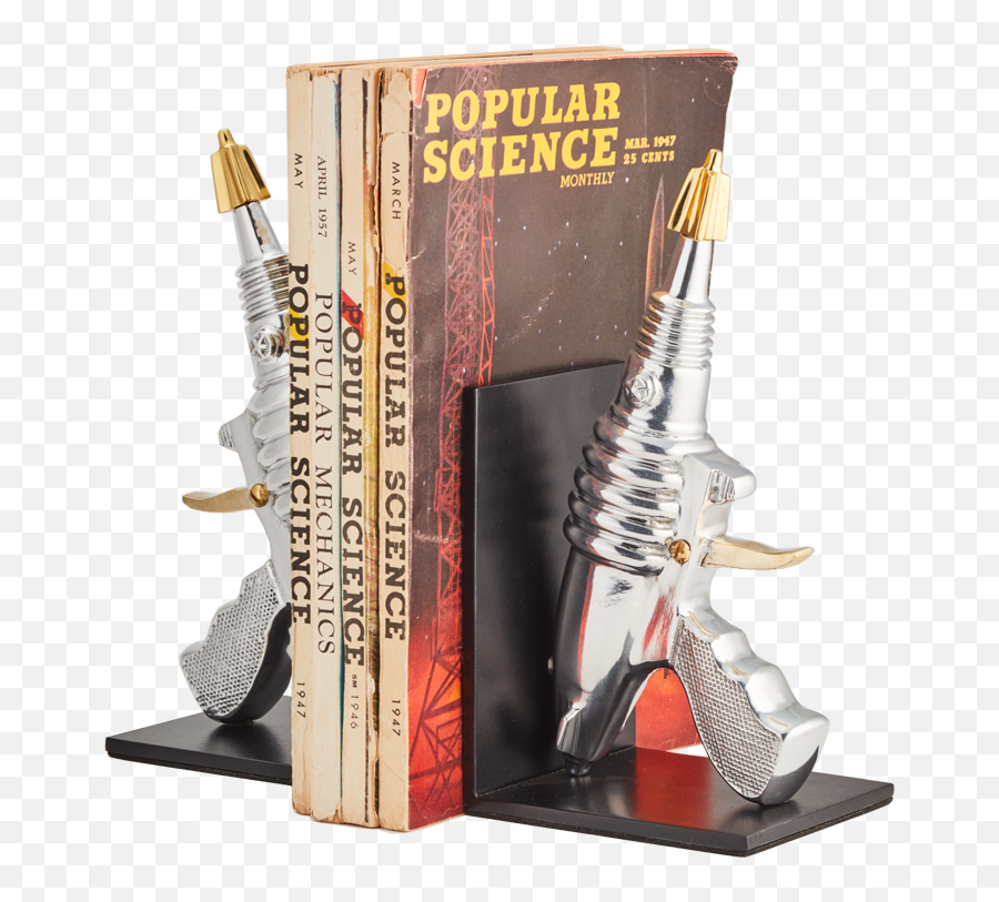 Ray Gun Book Ends Museum Outlets - Bookend Png,Ray Gun Png