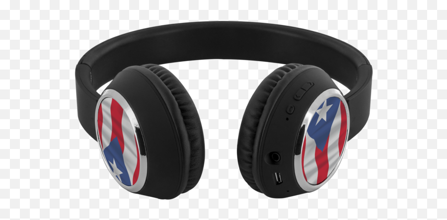 Puerto Rican Flag Wireless Bluetooth Headphones - Maga Headphones Png,Puerto Rico Flag Png