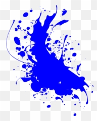 Paint Spray Png Download Free Clip Art - Blue Color Splash Png,Spray Paint X Png