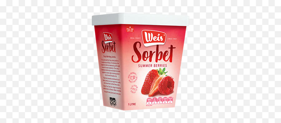 Weis Summer Berries Sorbet - Convenience Food Png,Berries Png