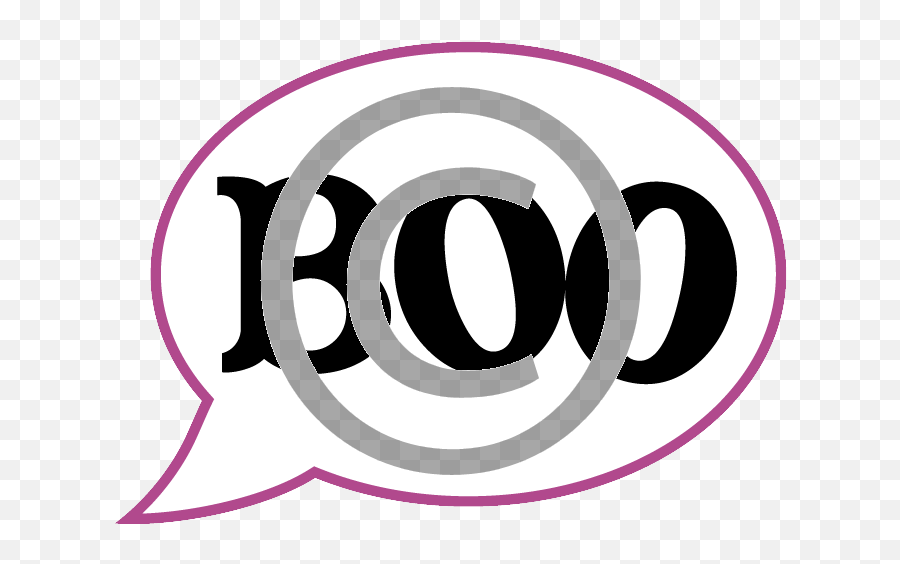 Boo Text Bubble - Circle Png,Text Bubble Png