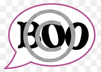 Boo Text Bubble - Circle Png,Text Bubble Png