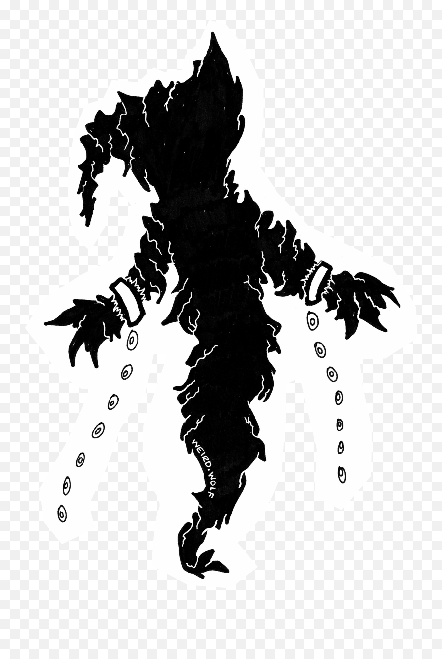 Shackled Wraith Weird Wolf Arte - Illustration Png,Wraith Png