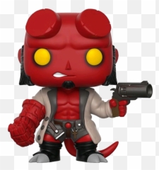 Download Hellboy Pop Vinyl Figure - Hellboy Funko Pop Png,Hellboy Png