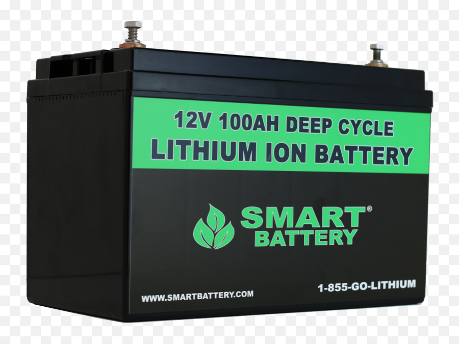 12v 100ah Lithium Ion Battery Deep Cycle - 12v 100ah Lithium Ion Battery Png,Batteries Png