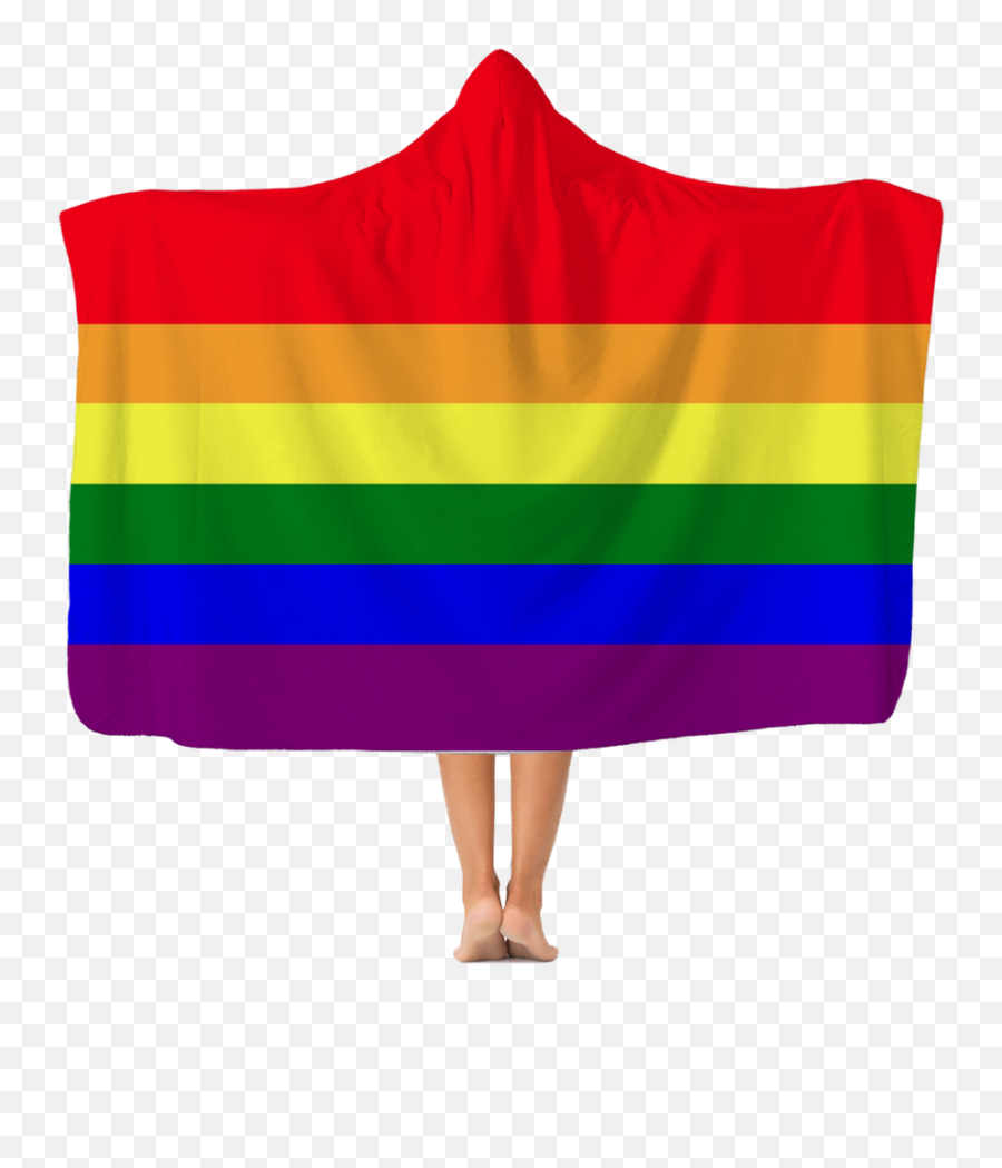 Gay Flag - Wrap Yourself In Our Hooded Blankets Blanket Png,Gay Flag Png