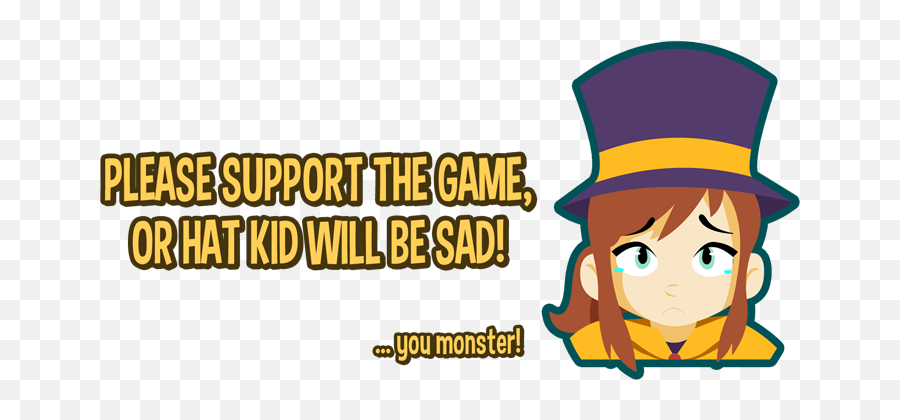 A Hat In Time Yooka - Hat In Time Hat Kid Sad Png,Yooka Laylee Logo