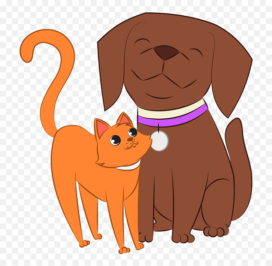 Dog And Cat Clipart Free Download Transparent Png Creazilla - Dog And Cat Clipart,Cat Tail Png