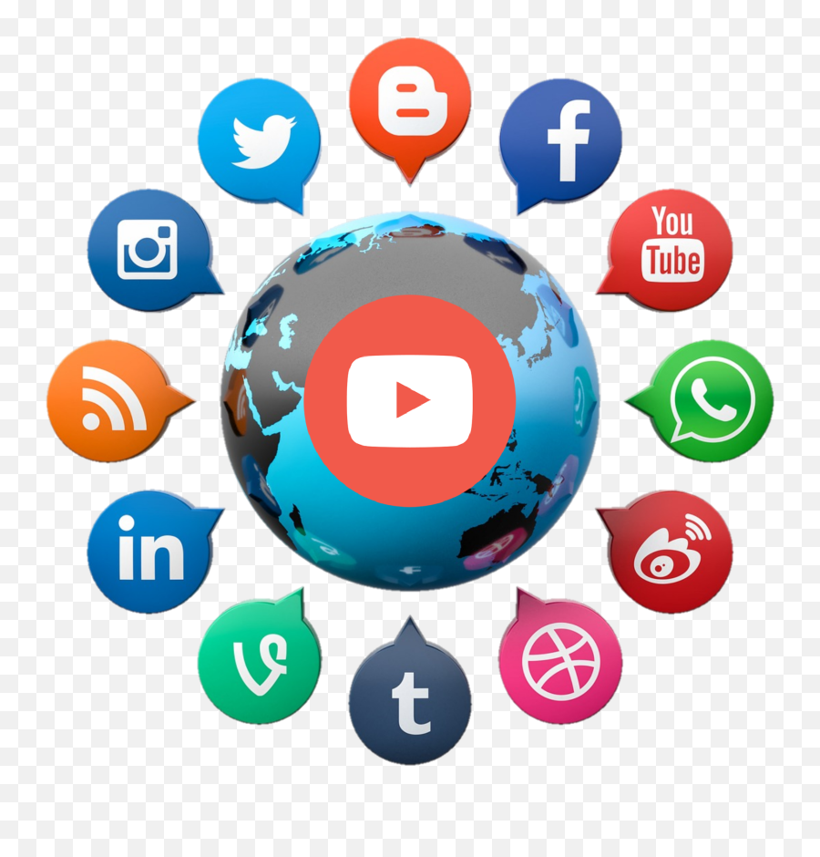 Social Media Marketing - Connectivity Of Social Media Png,Social Media Transparent Background