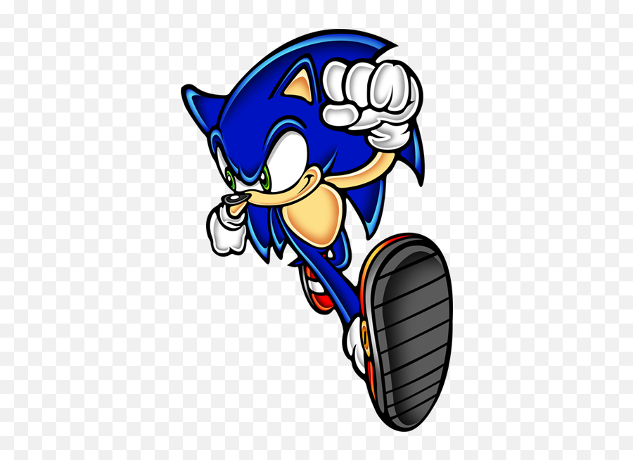 Sonic Run Png 7 Image - Clip Art,Sonic Running Png