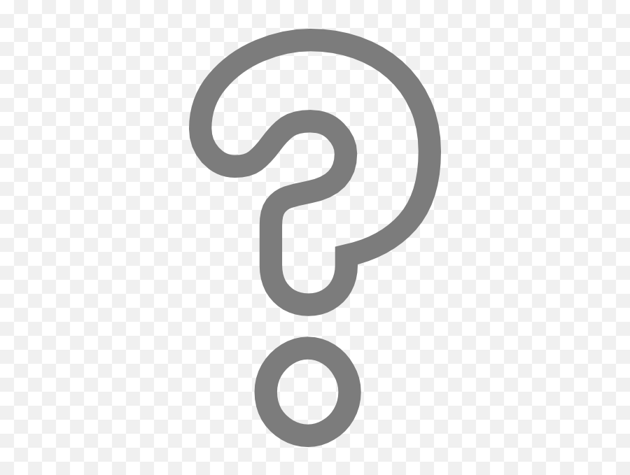 Question Mark Transparent Black And - Draw A Question Mark Png,Question Marks Transparent