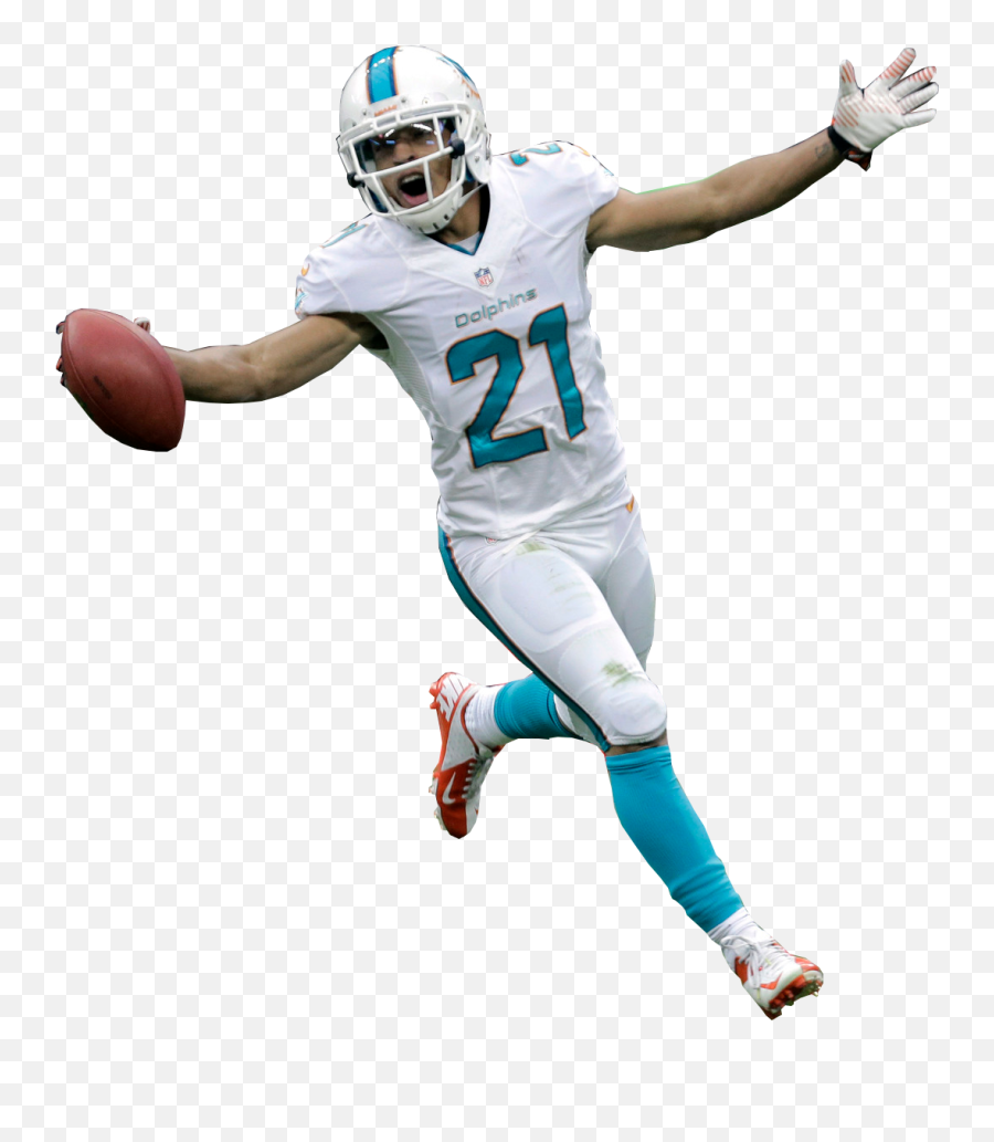 Free Clipart American Football Punter Black And White - Miami Dolphins Player Png,Football Clipart Png