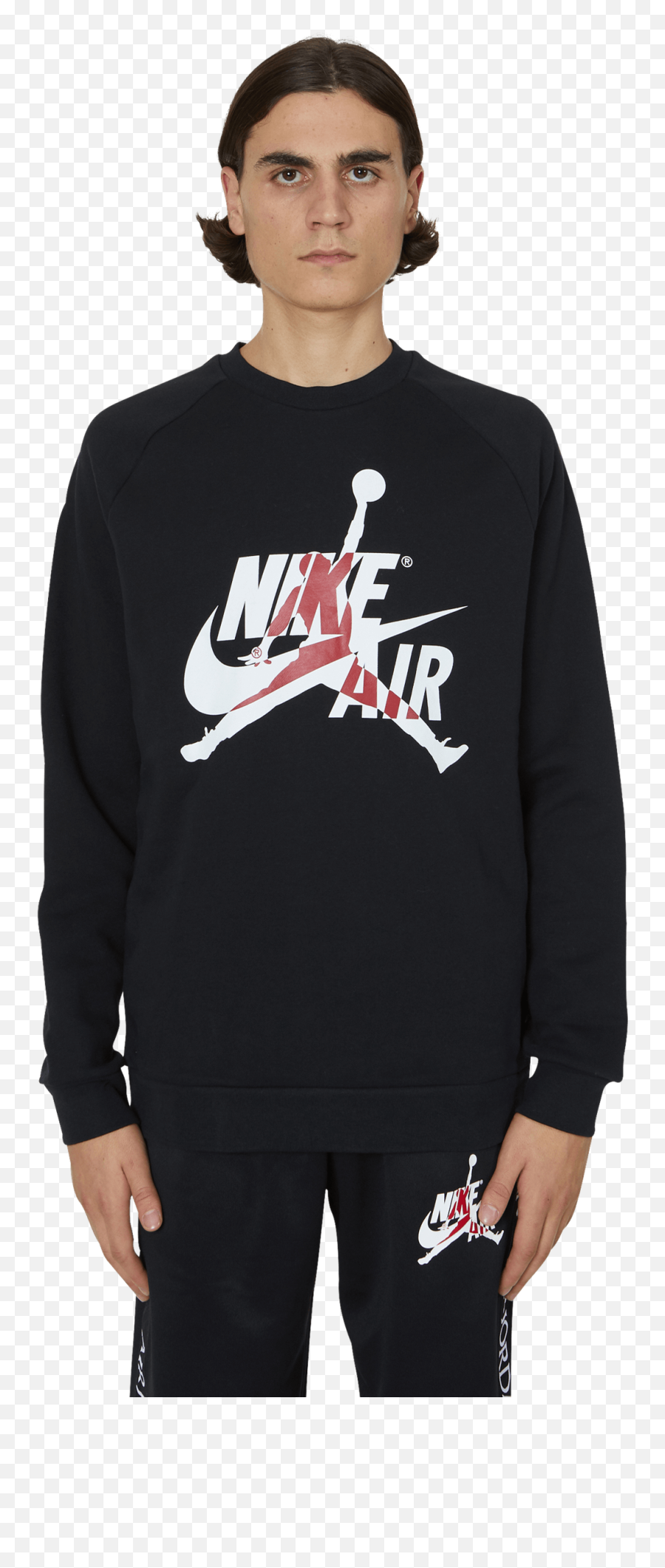 Jumpman Classic Crewneck Sweatshirt - Jordan Jumpman Classic Crewneck Png,Jumpman Logo Png