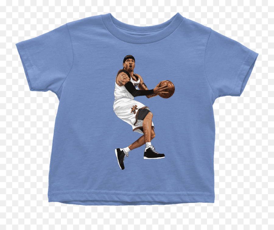 Download Toddler T - Shirt Baby Blue 2t Retro Allen Green Eggs And Ham Png,Allen Iverson Png