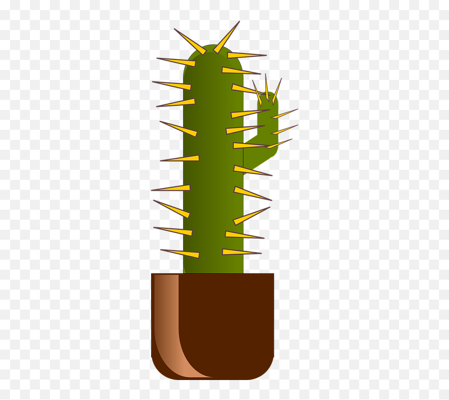 Cactus Plant Potted - Free Vector Graphic On Pixabay Png,Spikes Png