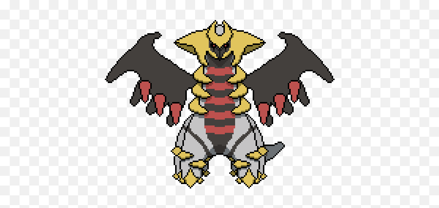 Giratina Pixel Art By Wildthenil - Fur Affinity Dot Net Giratina Pixel Art Png,Giratina Png