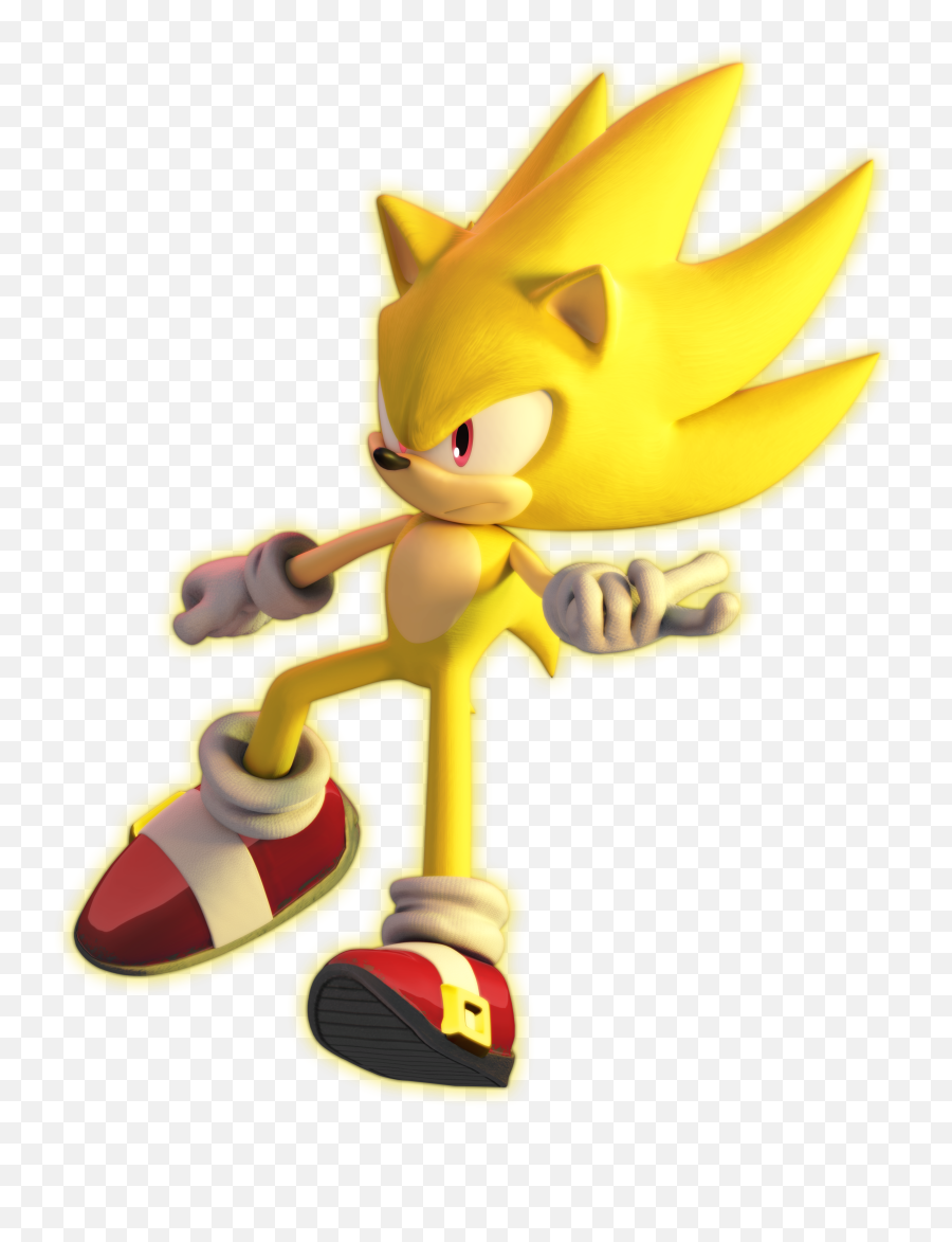 Download I Redid Super Sonicu0027s Pose From Last Time Now Heu0027s - Sonic The Hedgehog Super Sonic Poses Png,Super Sonic Transparent