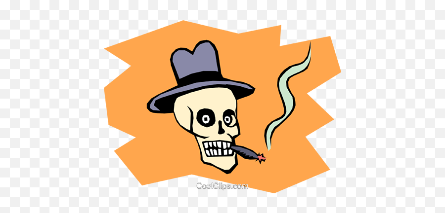 Scary Ghost Royalty Free Vector Clip Art Illustration - Skull Png,Scary Ghost Png