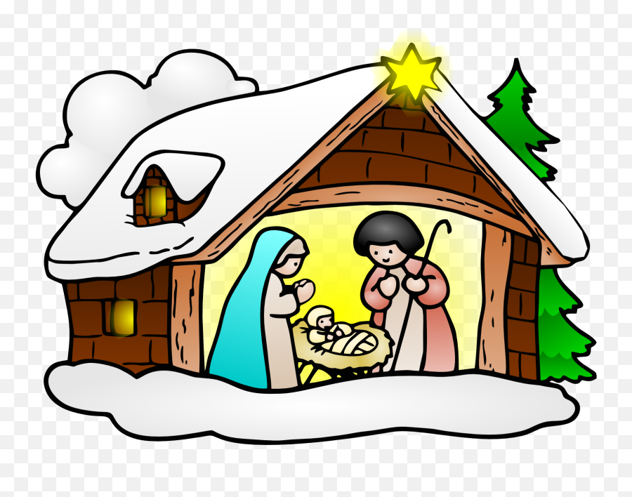 Nativity Free To Use Clipart - Religious Christmas Clip Art Png,Nativity Png