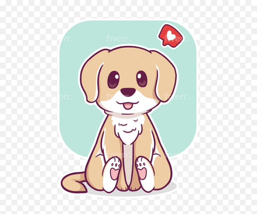 Draw Your Pets To Cute Cartoon - Fiverr Png,Cute Cartoon Png