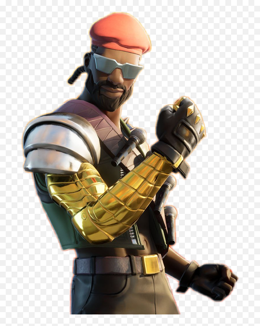 Fortnite Major Lazer Outfit Game Sticker By Ukasz Fs - Major Lazer Fortnite Skin Png,Lazer Png