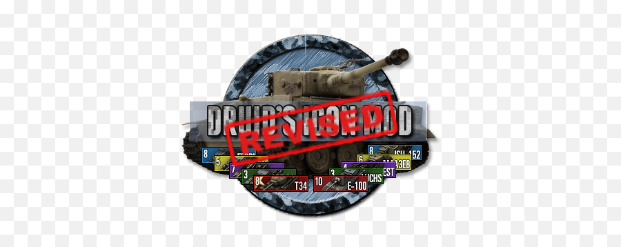 096 Mod Druidu0027s Icon Revised World Of Tanks 1901 - German Tiger Tank Png,World Of Tanks Logo