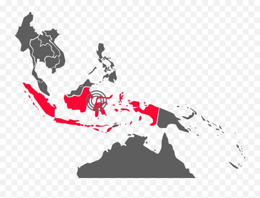 Indonesia Government Requests International Assistance For - Philippines In Southeast Asia Map Png,Tsunami Png