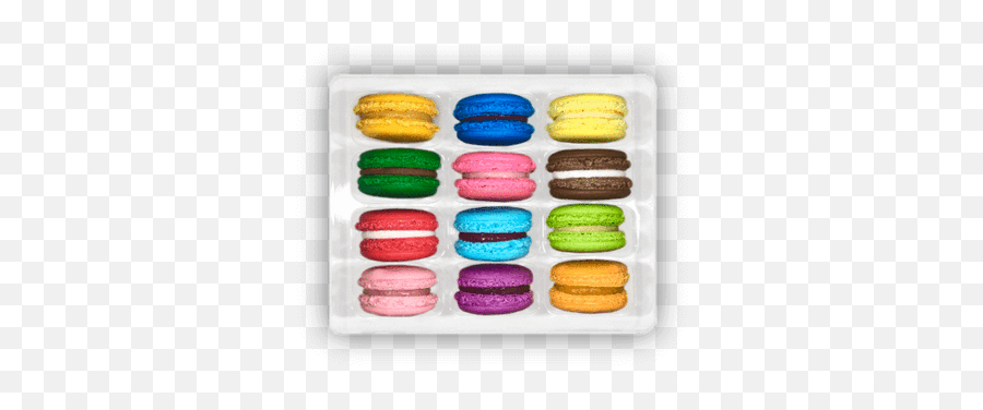 12 Macarons - Bake Sale Png,Macaron Png