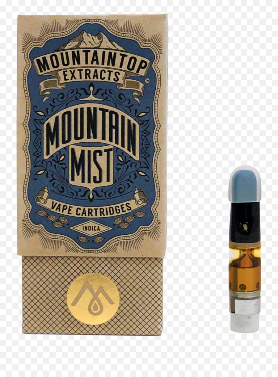 Mountain Top Live Resin Indica Cartridge - Label Png,Mountain Top Png