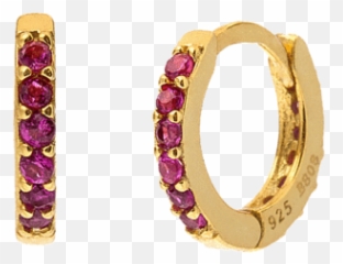 Comprar Pendientes Garnet Mini Bali Gold Aleyolé Jewelry Png