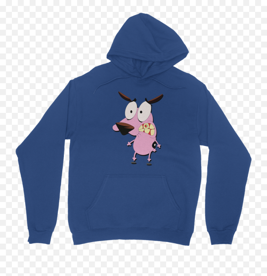 Courage The Cowardly Dog Classic Adult Hoodie Products In - Billie Elish Sweat Shirt Png,Courage The Cowardly Dog Png