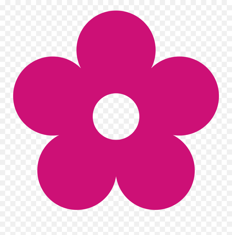 Download Pink Flower Png Clipart - Clip Art Png Image With Red Flower Clipart Png,Pink Flower Png