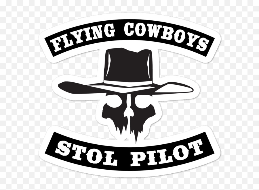 Sticker Flying Cowboys Stol Pilot - Western Png,Cowboys Logo Pictures