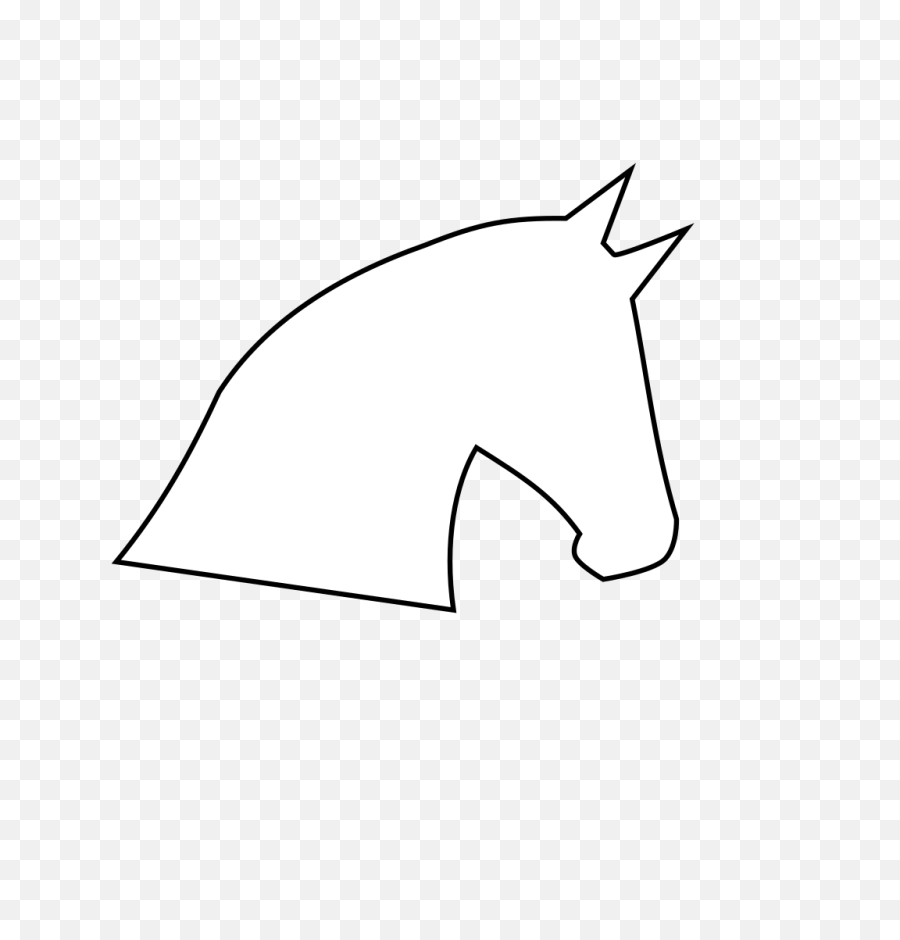 Horse Head Png Image Free - White Horse Head Silhouette,Horse Head Png